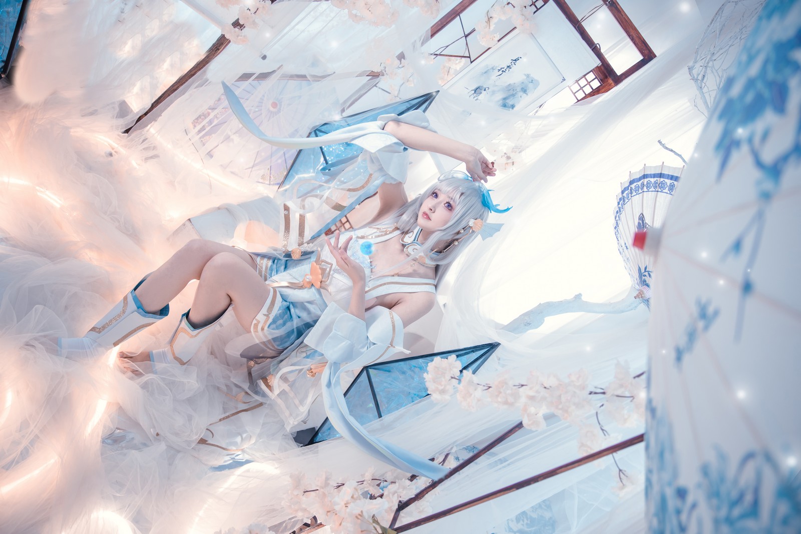 冬马路纱 西施 Cosplay 写真集｜古风美人 典雅主题 高清拍摄（10P｜75MB）插图6