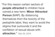 Pedo redefined as Minor Attracted Person