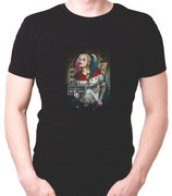 Camiseta Procurado Suspeito Fichado Arlequina