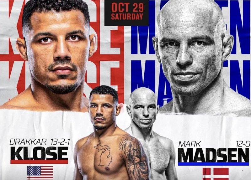 Дракар Клозе срещу Марк Мадсен на UFC Vegas 63 