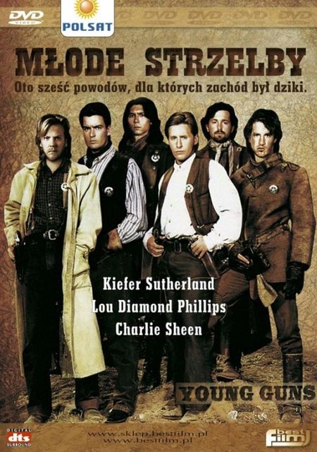 Młode Strzelby / Young Guns (1988) PL.720p.BluRay.x264.AC3-tHD / Lektor PL