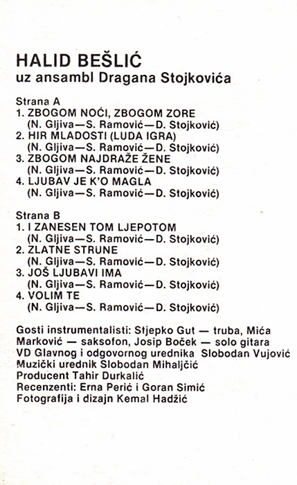 Halid Beslic 1985 kz