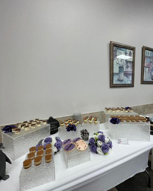 7pcs Clear Dessert Set