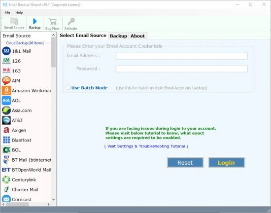 Email Backup Wizard v12.0 Email Backup Wizard v12.0