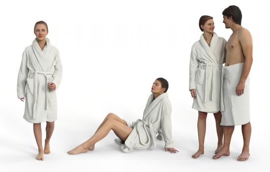 AXYZ Design - Ready-Posed 3D Humans - Spa