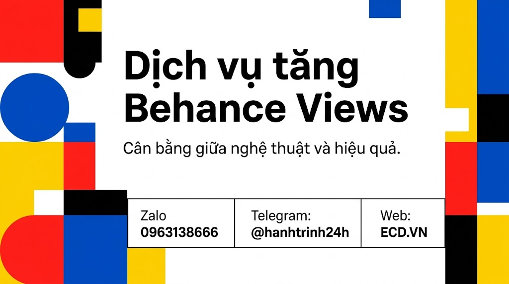 dịch vụ tăng behance views chất lượng behance pro