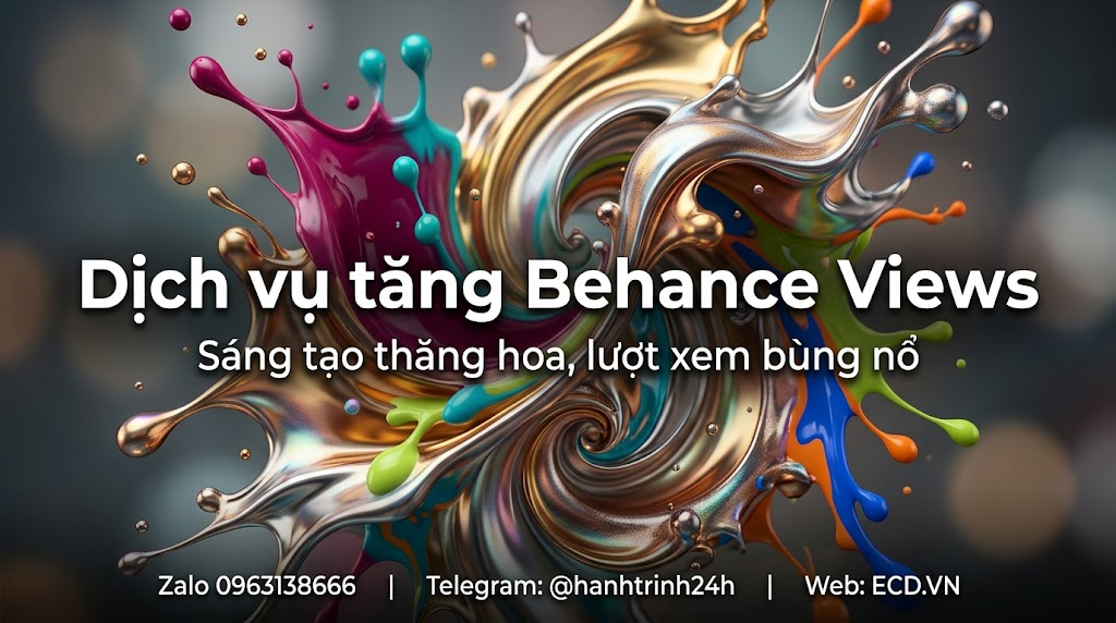 tăng behance views vĩnh viễn tăng like