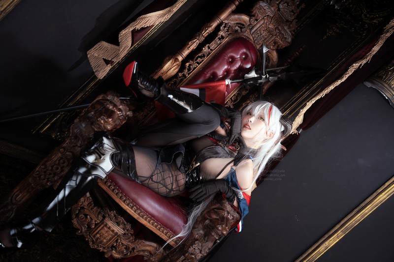 切切Celia 埃吉尔 Aegir Cosplay Azur Lane 写真 32P+2V插图2