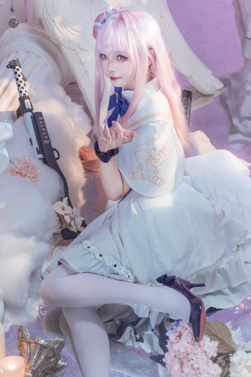 艾西Aiwest 碧蓝档案圣园未花Cosplay写真图集 高清美图合集 40P (415.8M)插图7