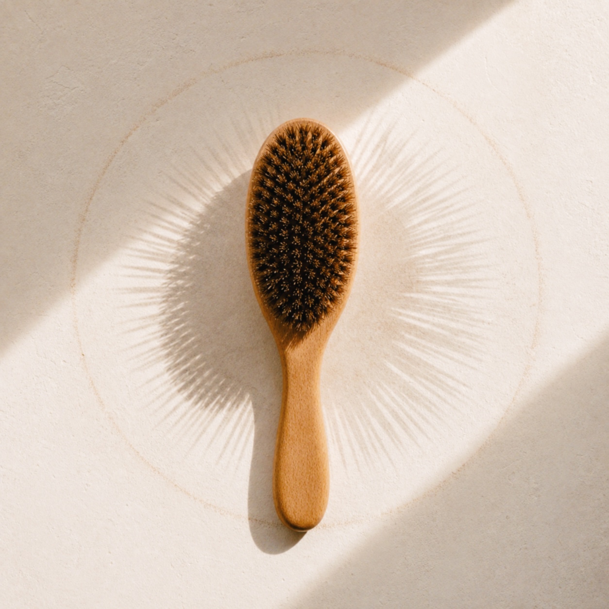 Pocket Hairbrush - plastic-free natural hairbrush | Nure Switzerland