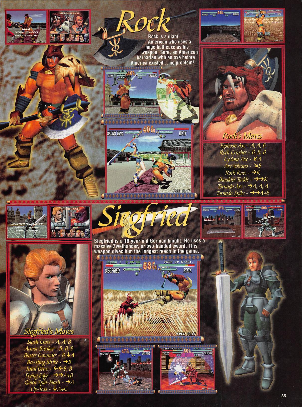 GameFan magazine - EDGE - Next Generation - EGM on Namco's SOUL