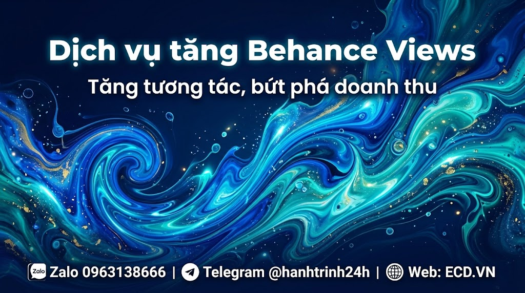dịch vụ tăng behance views 2024 tăng follower