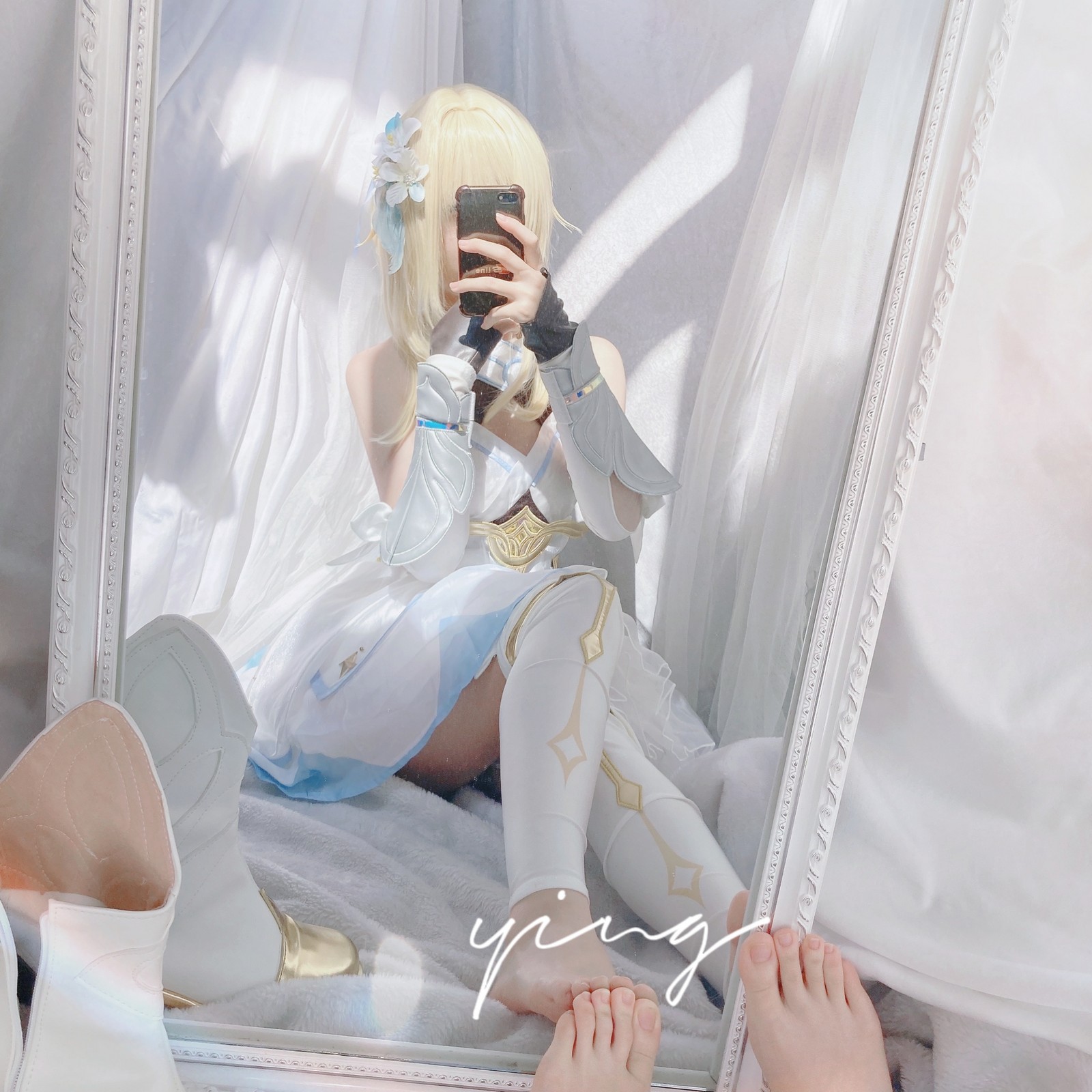 Seele麦麦荧纯白物语 Cosplay｜原神主题高清写真集（145P-445MB）插图7