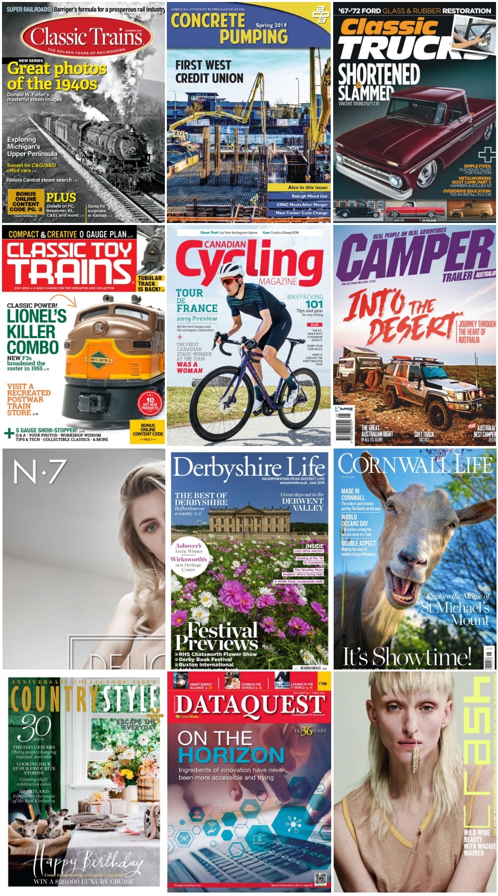 50 Assorted Magazines - May 30 2019