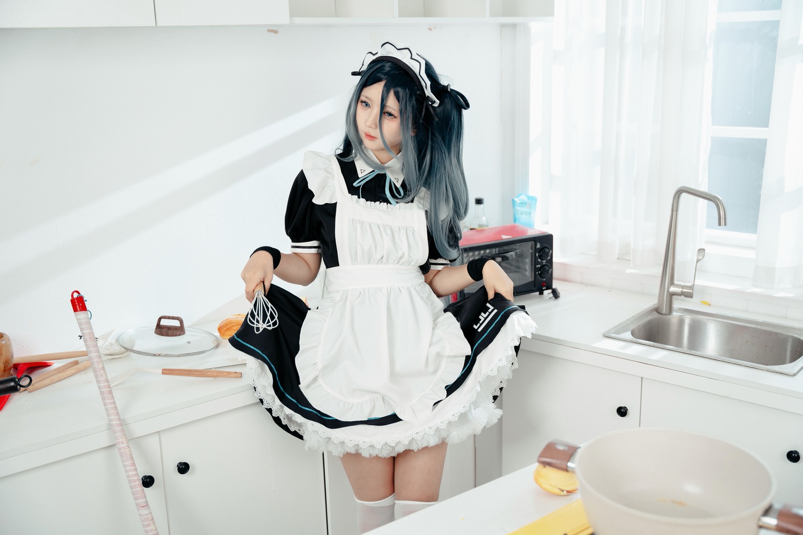 喜欢爱理吗COS写真：碧蓝航线独角兽婚纱高清套图（31P-172.5M）插图4