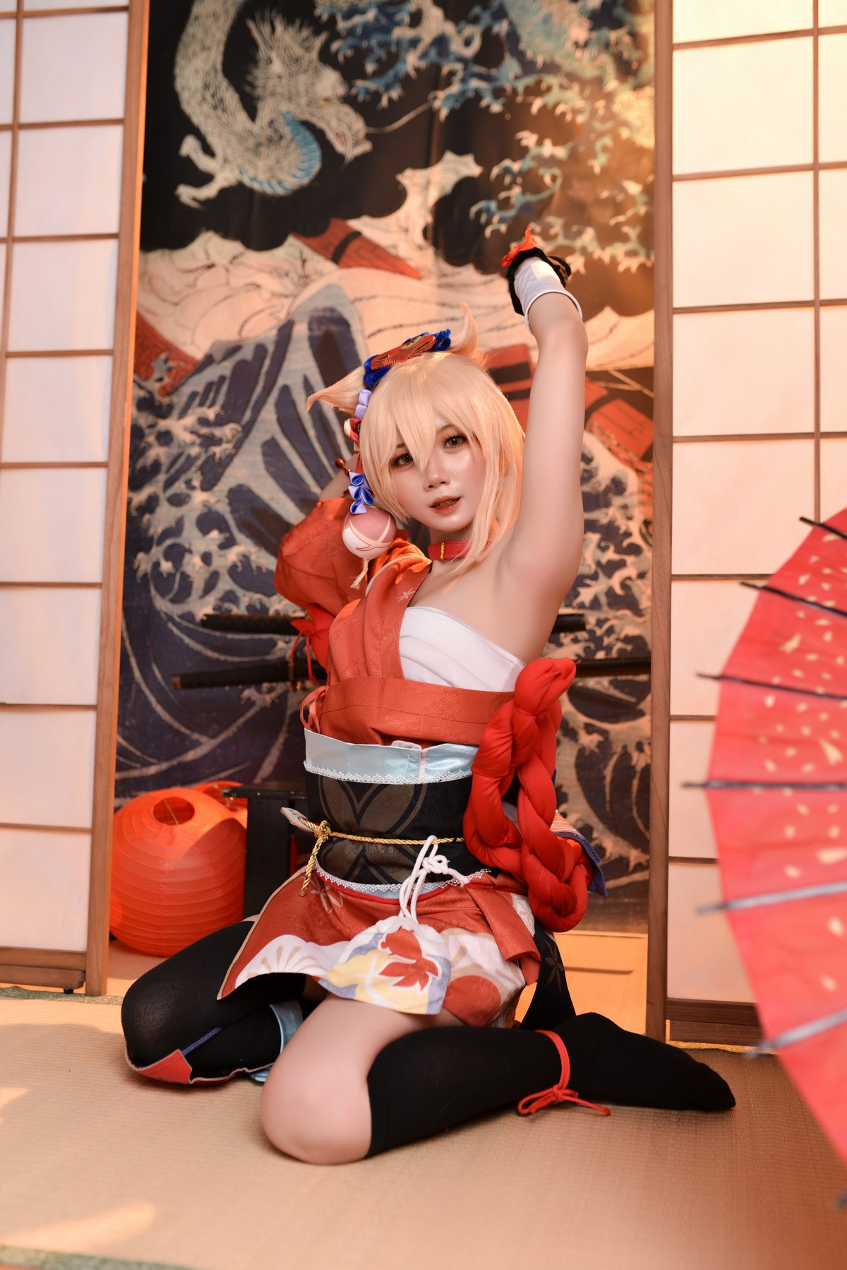 PoppaChan Yoimiya Cosplay (Genshin Impact) HD Photos – 80 Images 270MB插图