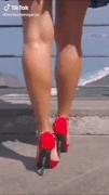 Video Marina Reina García Dancing with red High-Heeled Shoes