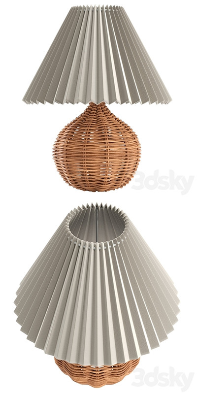 Pleated Lamp Shade