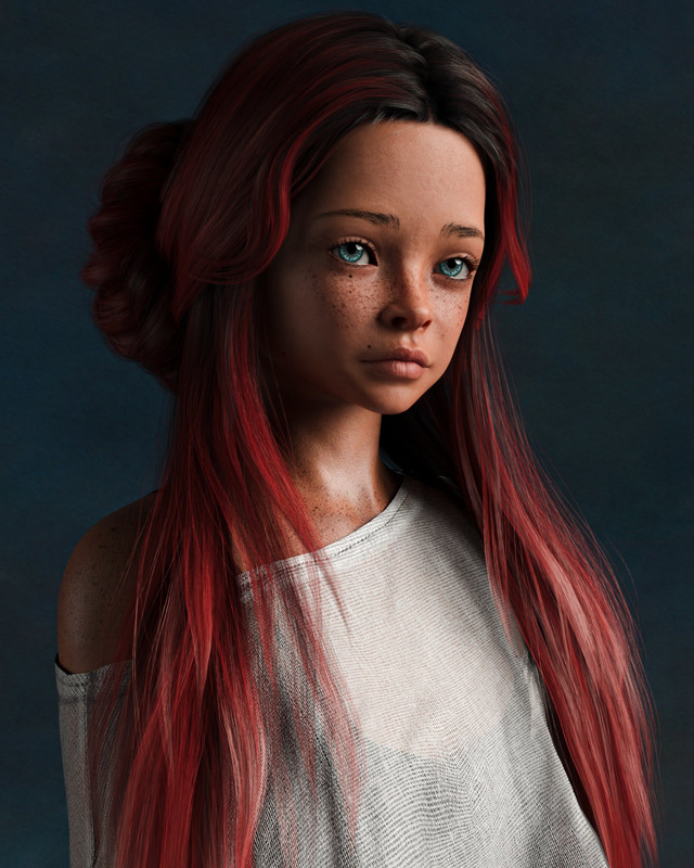 Dalia Teen For Genesis 8 Female