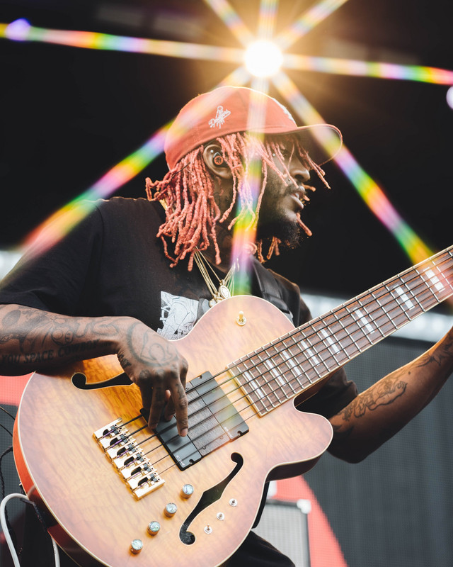 American musician Thudnercat performing at PNE Amphitheatre in Vancouver, BC on June 19th 2019