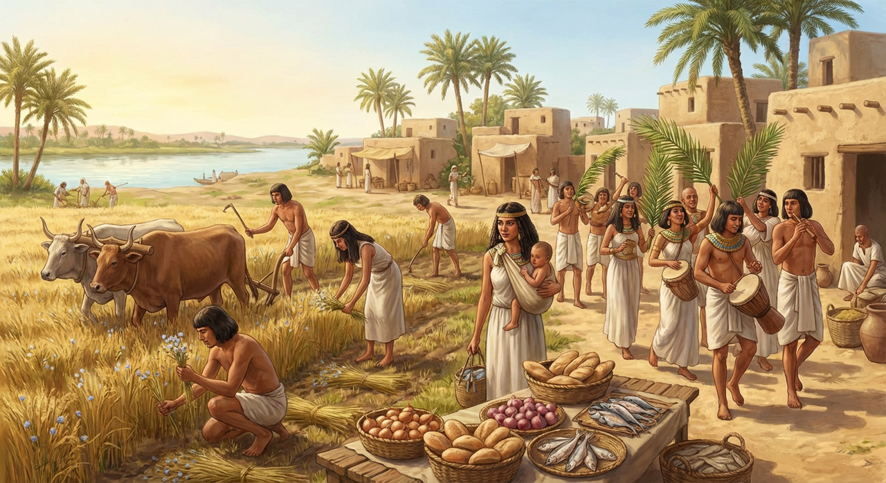 Vie Quotidienne en Égypte Ancienne