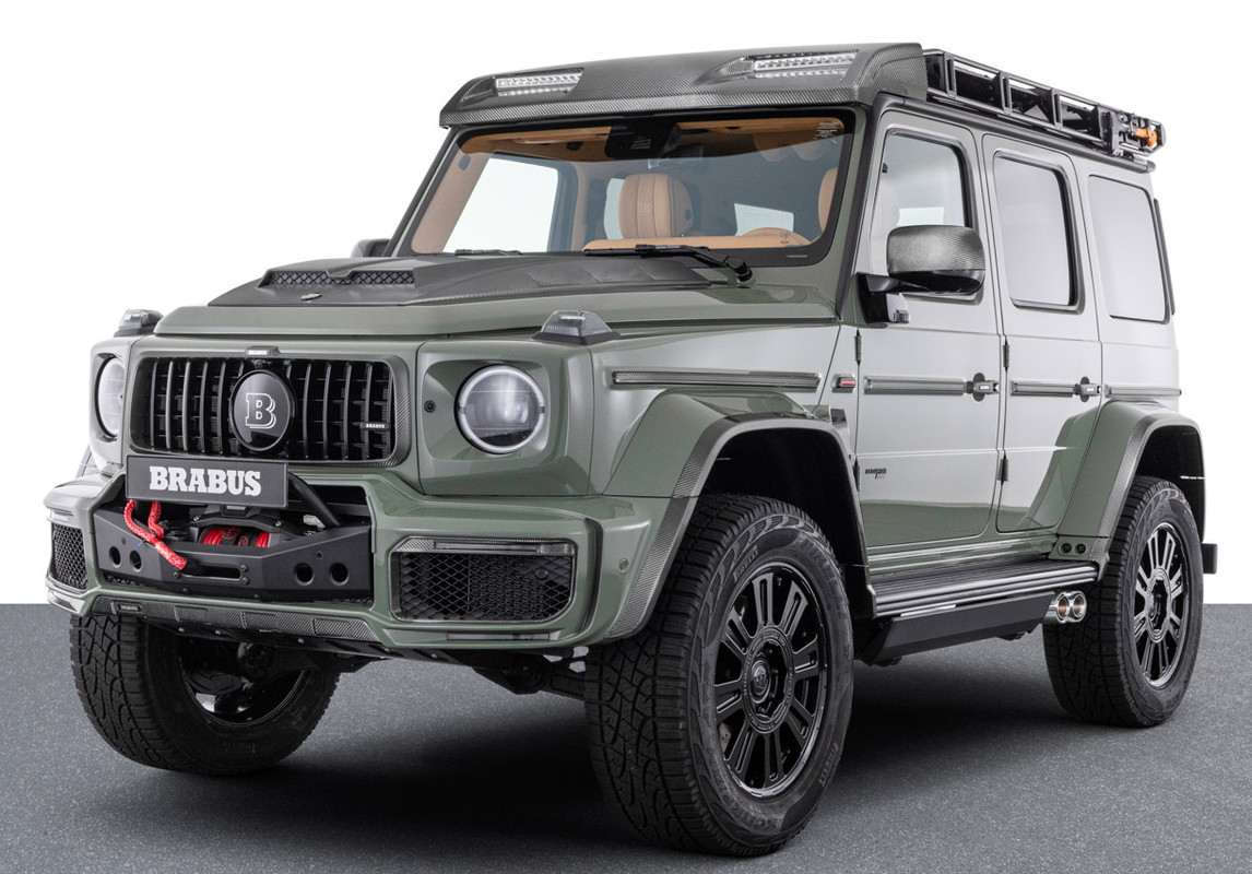 Mercedes-Benz G63 AMG BRABUS 800 4x4² Stealth Green (2024) $0.68mil - Copy