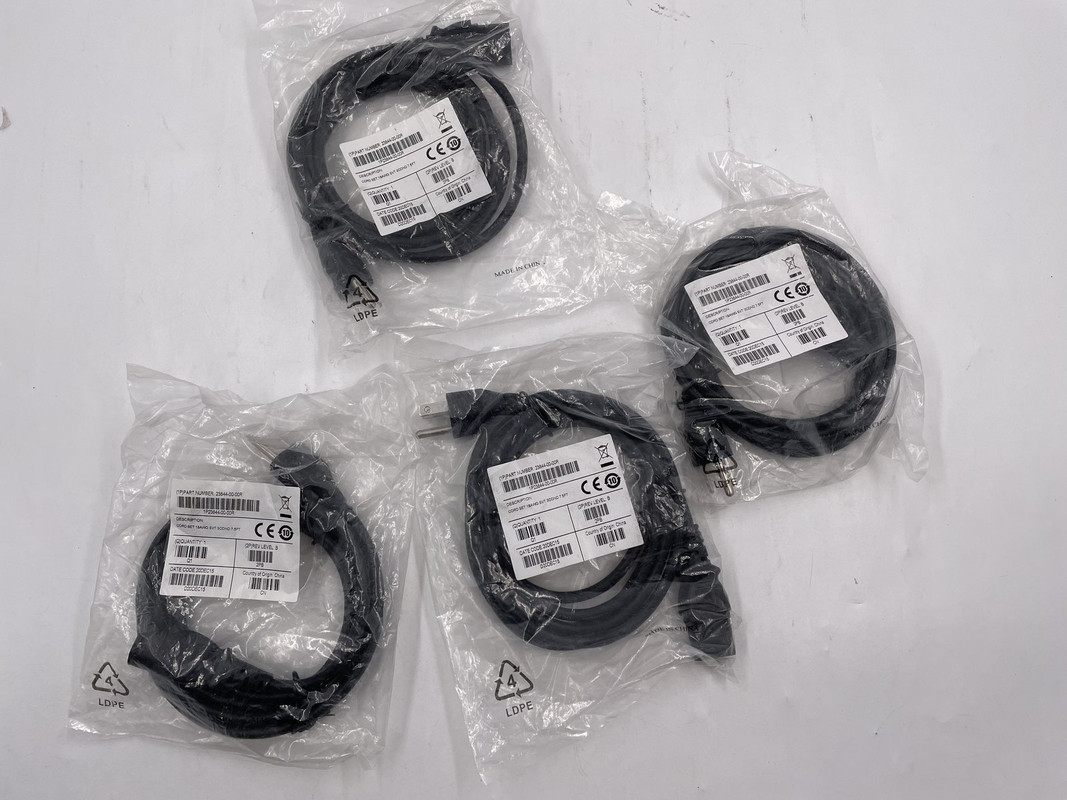 MOTOROLA POWER CABLE 23844-00-00R LOT OF 4