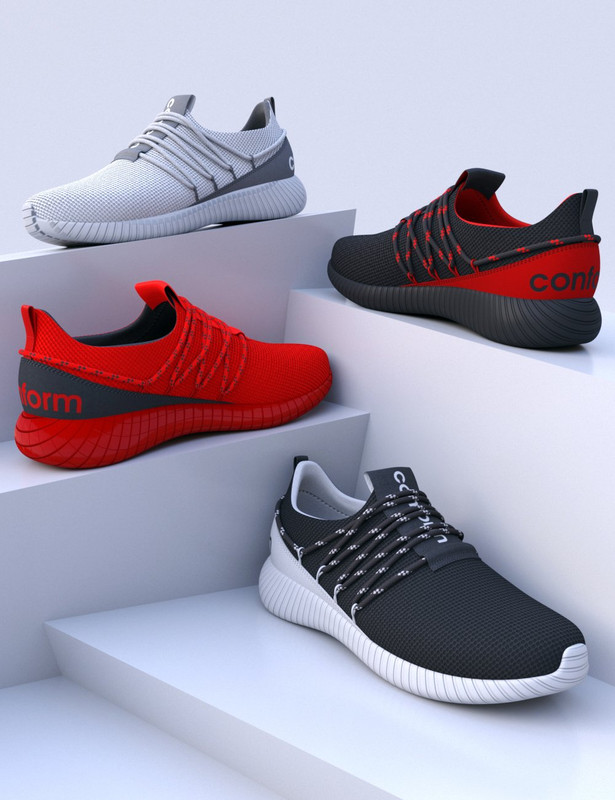 HL Conform Sneakers for Genesis 8 and 8.1 Males