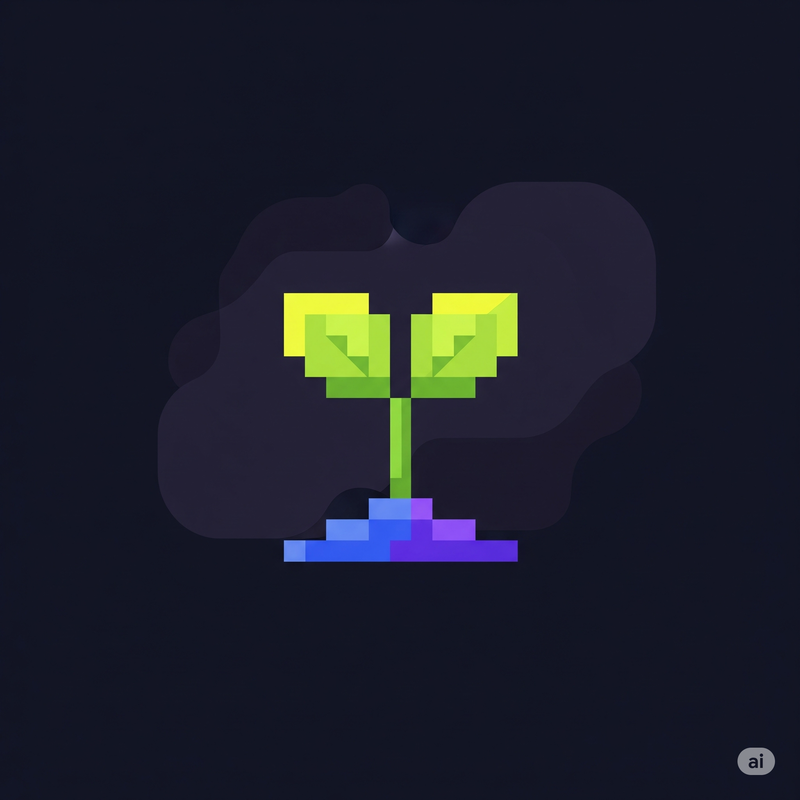 Beginner guide illustration with Web3 elements