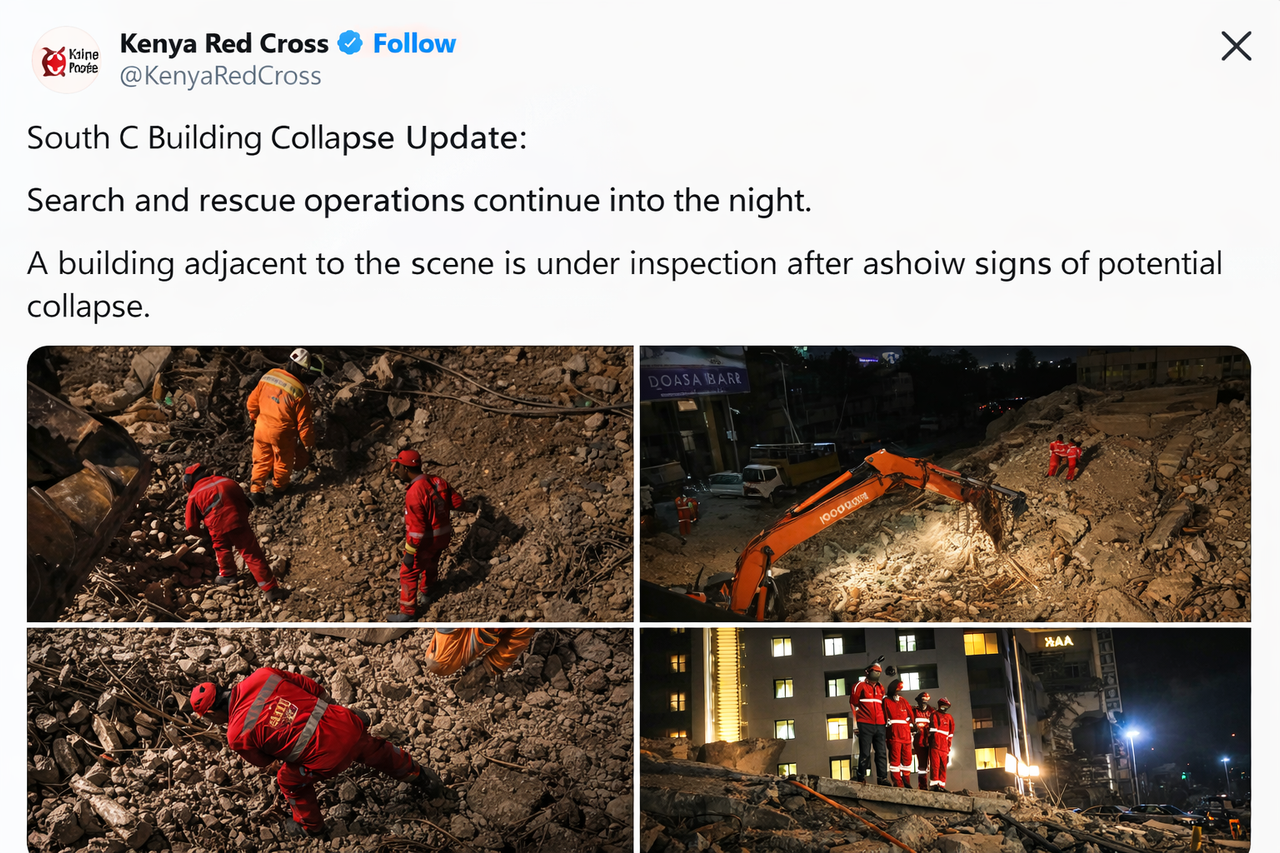 নাইরোবিতে বহুতল ভবন ধস, আটকা ৪