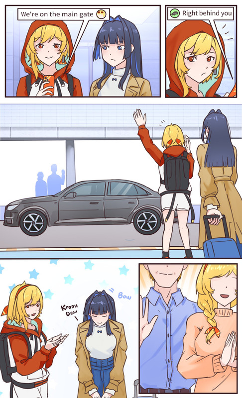 Kronii meets Kaela's Pa Ma