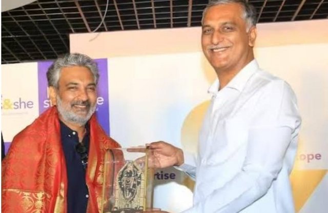 రాజ‌మౌళిపై మంత్రి హ‌రీష్ రావు ప్ర‌శంస‌లు …..