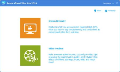 Renee Video Editor Pro 2019 v1.0.0 Multilingual