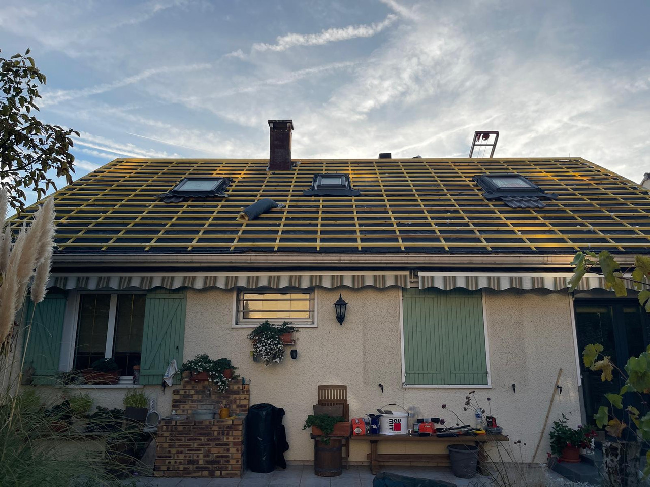 Remplacement de tuiles