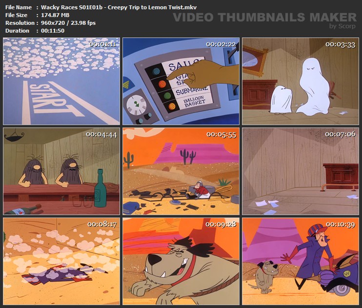 Wacky Races S01E01b - Creepy Trip to Lemon Twist.mkv
