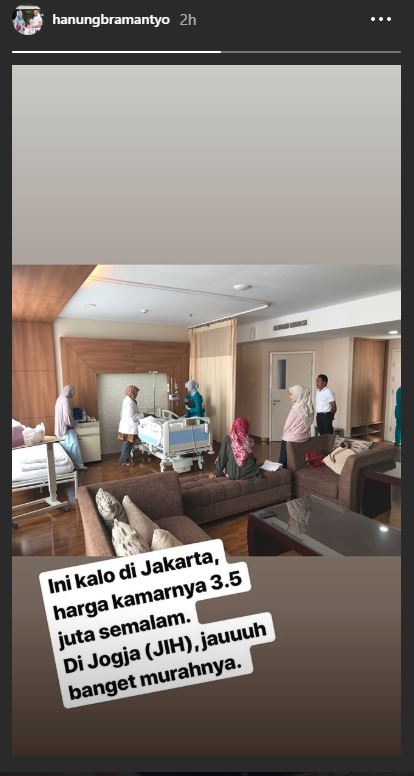 Kala dirawat di rumah sakit