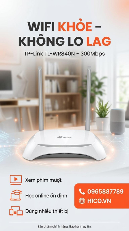 Ứng dụng quản lý Tether và bảo mật TP-Link TL-WR840N