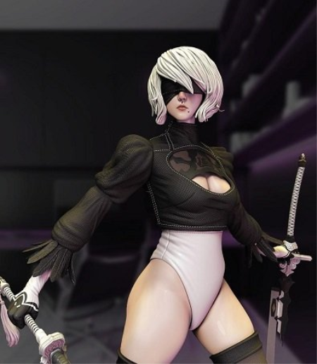 2B – Nier Automata (NEW) – 3D Print Model