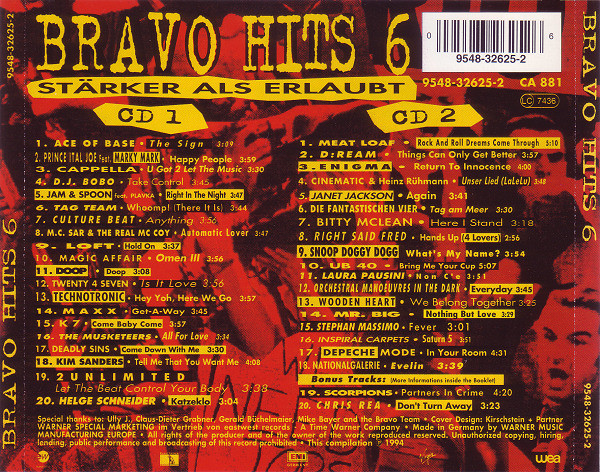 24/02/2023 - VA - Bravo Hits, Vol. 006 [2CD] (1994) R-760835-1224503149