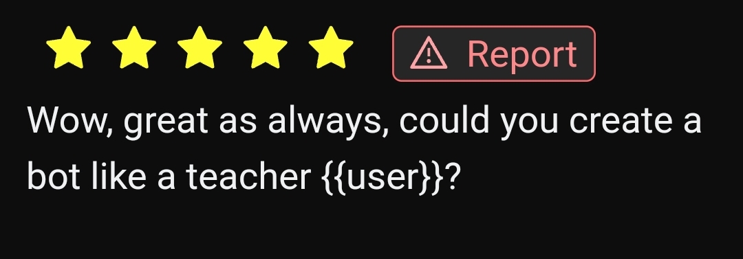 [User half request?]