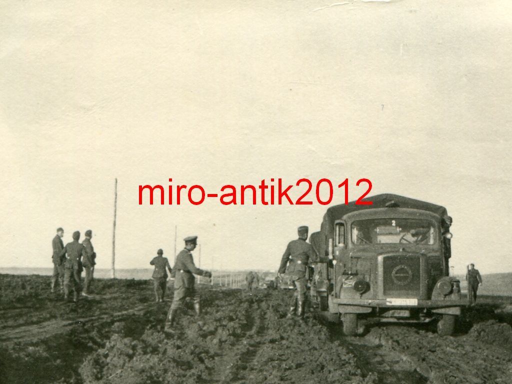 Foto, Wehrmacht, LKW, Klöckner-Deutz, Vormarsch 