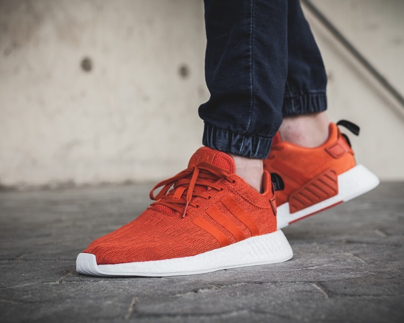 adidas nmd r2 black orange