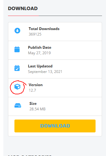 missing icon