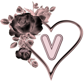 Corazón con Flores 2 V