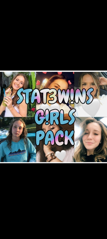 💢💢STAT3WINS GIRLS PACK - STW151💢💢
