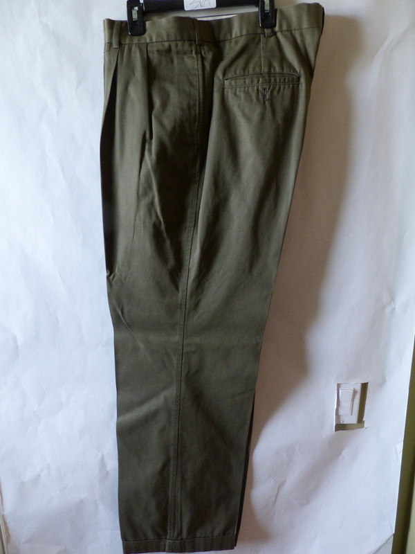 AUSTIN REED MENS DRESS PANTS IN DARK TAN US MENS SIZE 40