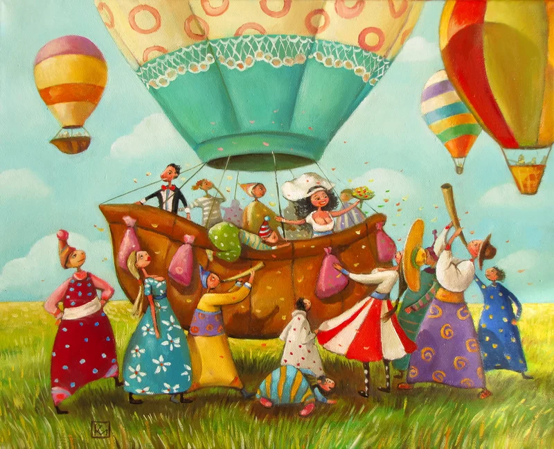 The-Celebration-La-Fete-41x33
