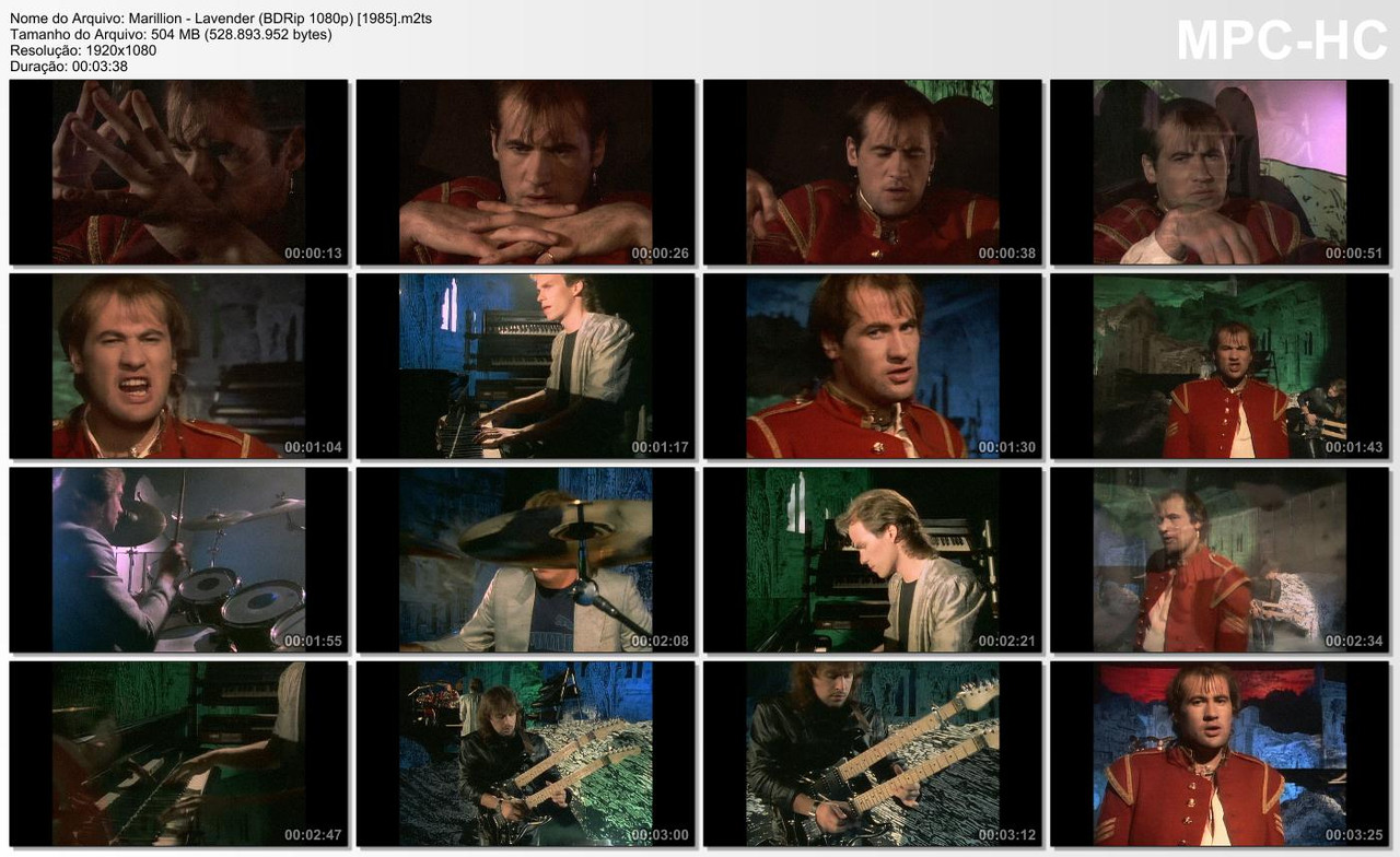 Marillion - Lavender (BDRip 1080p) [1985]