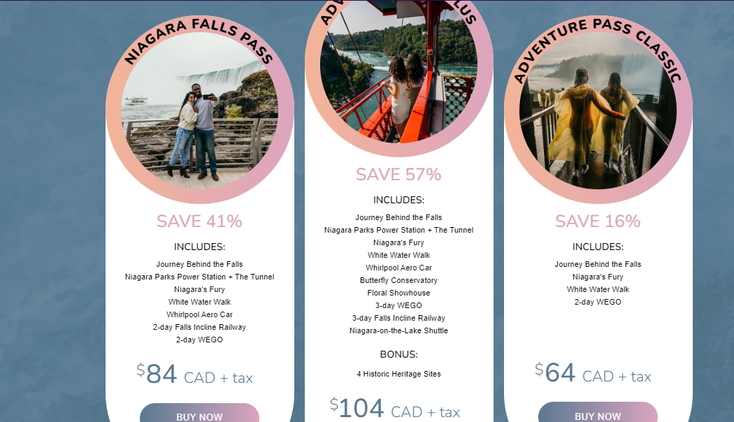 * Niagara Parks Passes * - Forum USA and Canada