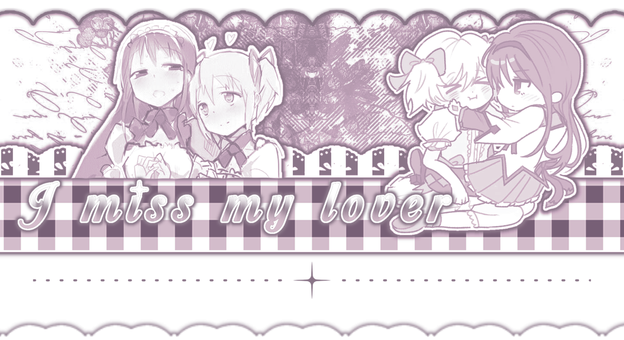" I miss my lover " || ac is 40651 on pixiv - graphic by infectedrpd on tumblr